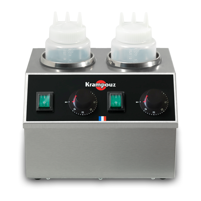 Chauffe chocolat chauffe sauce professionnel double Krampouz