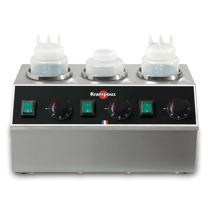 Chauffe chocolat chauffe sauce professionnel triple Krampouz