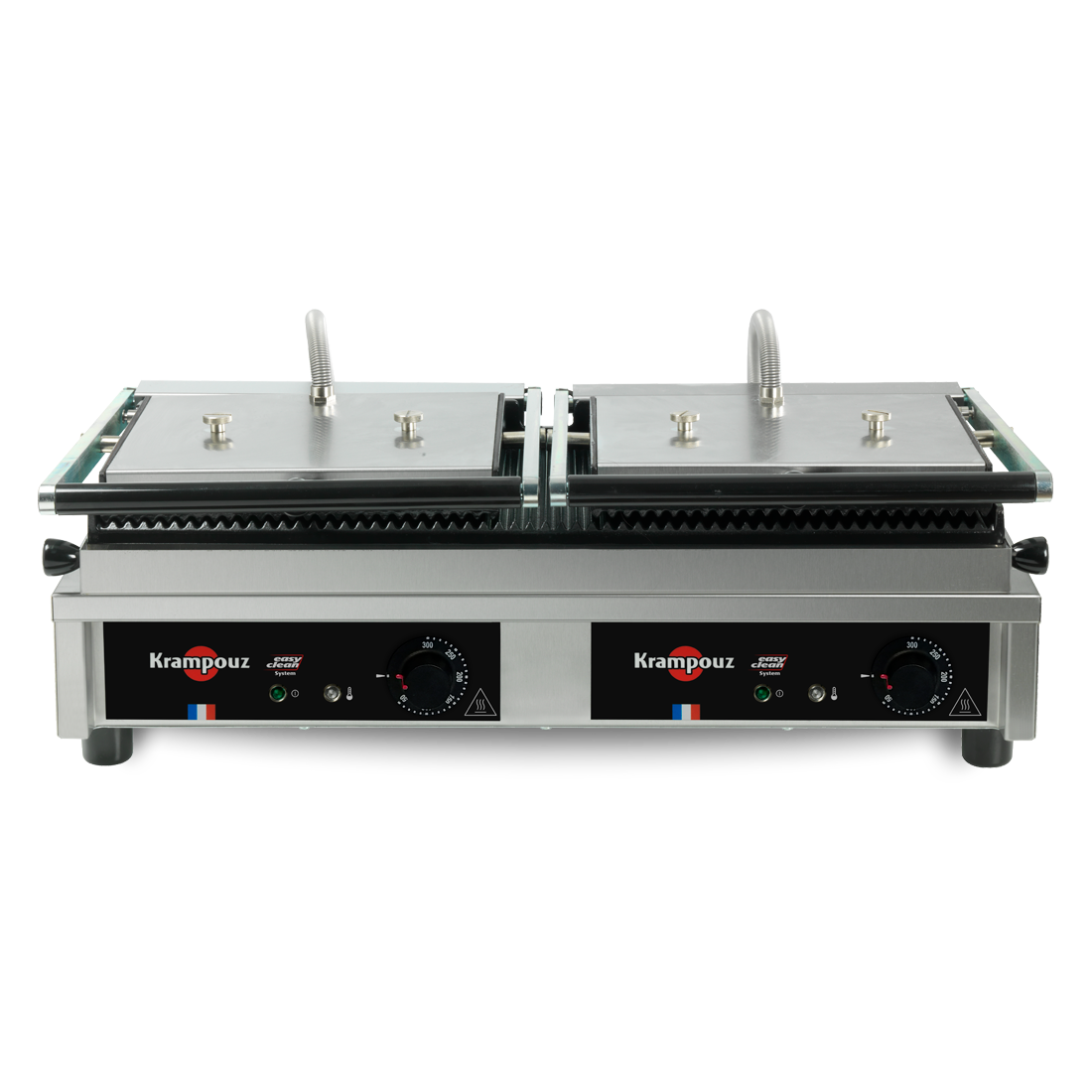 Multi contact grill - Appareil à panini large plaque striées fermé Krampouz