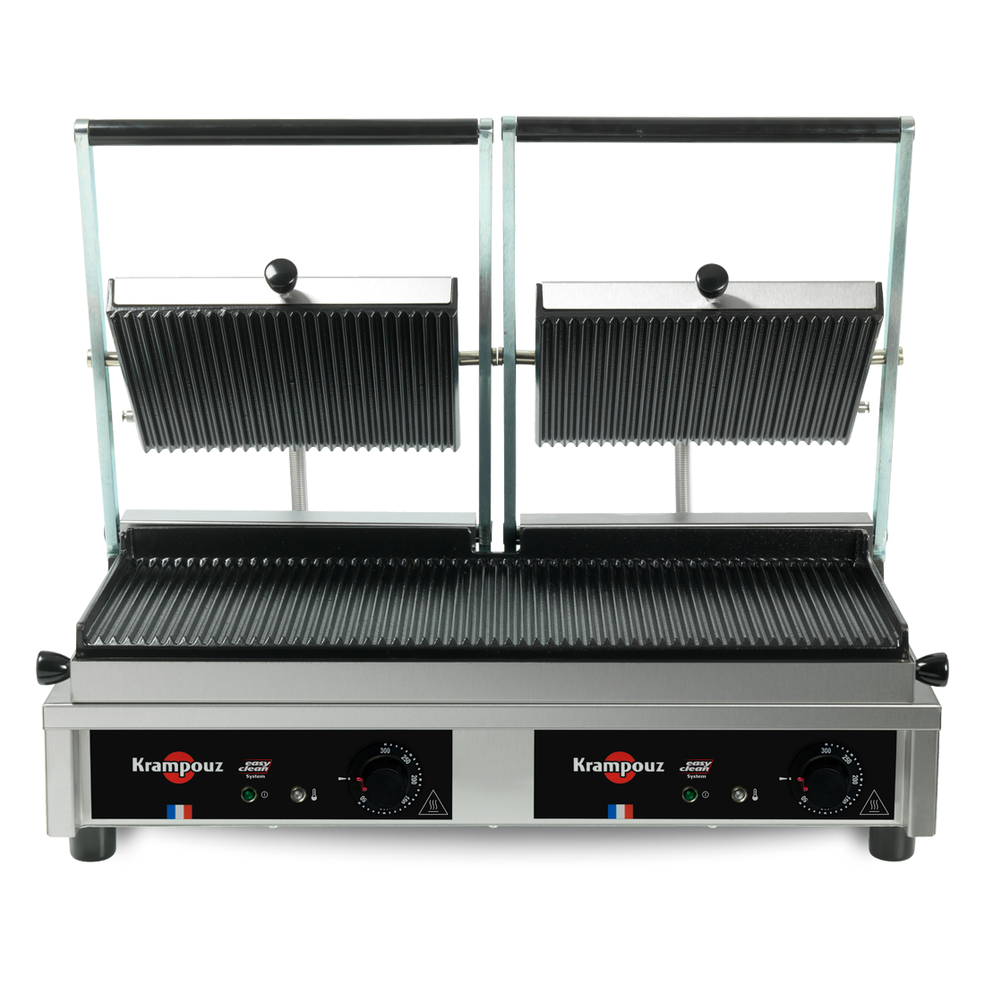 Multi contact grill - Appareil à panini large plaque striées Krampouz