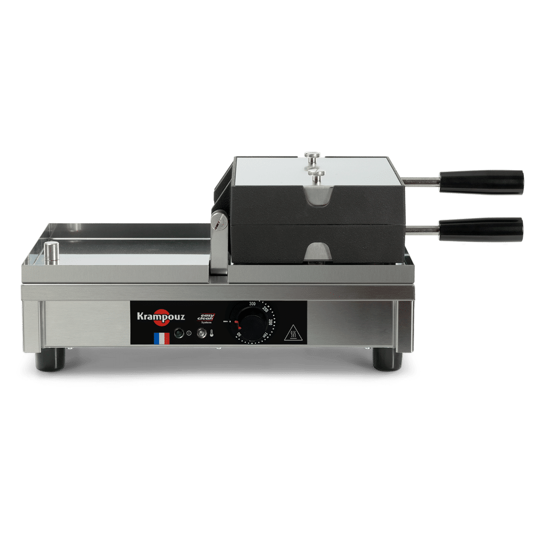 Gaufrier professionnel électrique 3x5 Bruxelles 180° simple G/D Krampouz