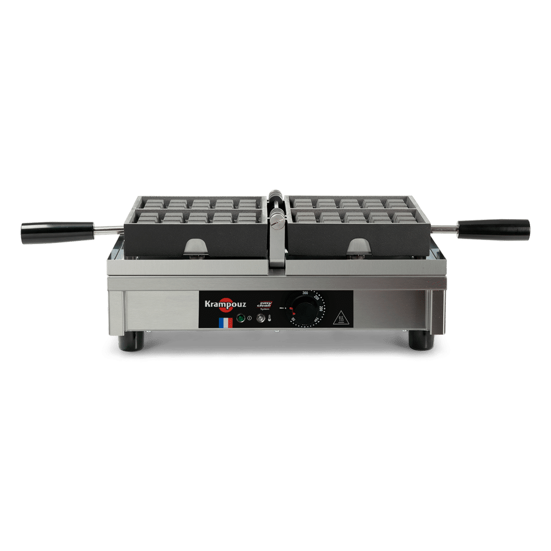 Gaufrier professionnel électrique 3x5 Bruxelles 180° simple G/D Krampouz