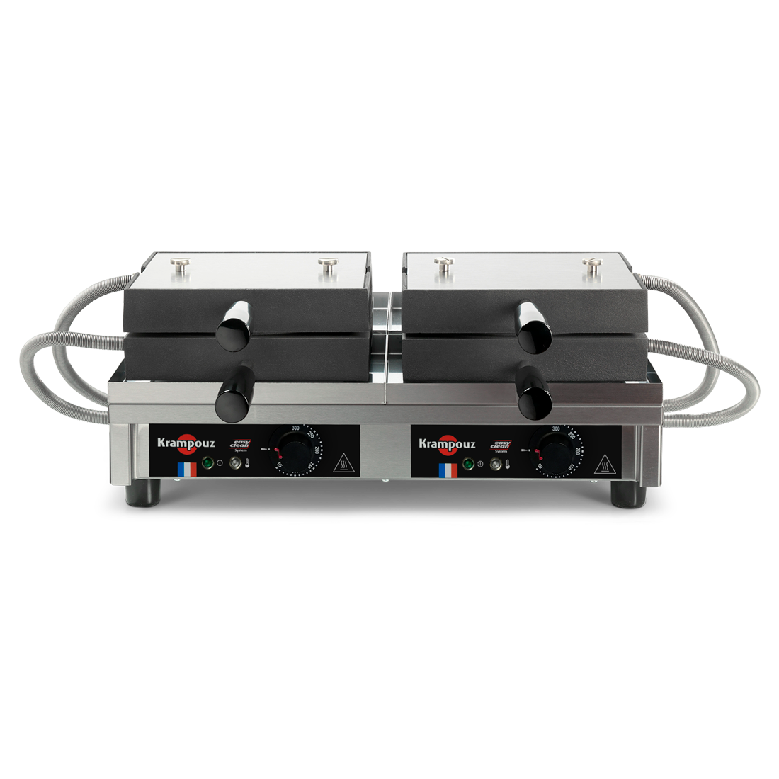 Gaufrier professionnel électrique 3x5 Bruxelles 180° double Krampouz