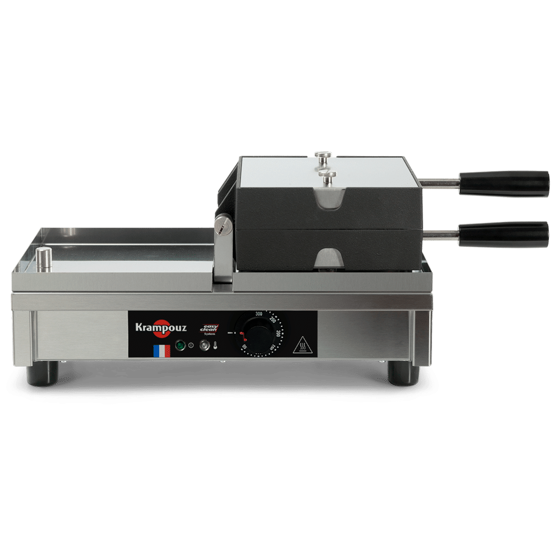 Gaufrier professionnel électrique 4x6 Bruxelles 180° simple G/D Krampouz