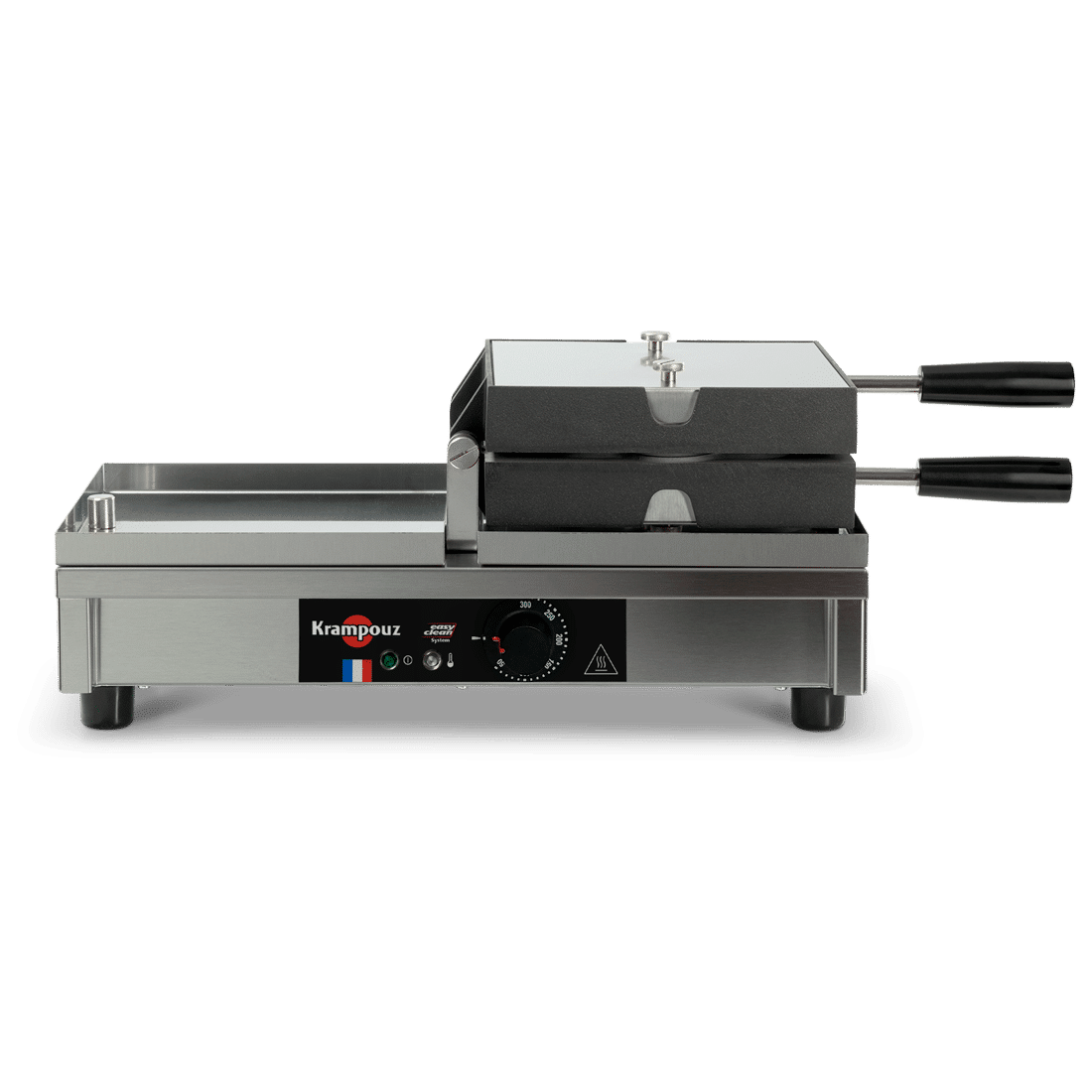 Gaufrier professionnel électrique Ronde 180° simple G/D Krampouz