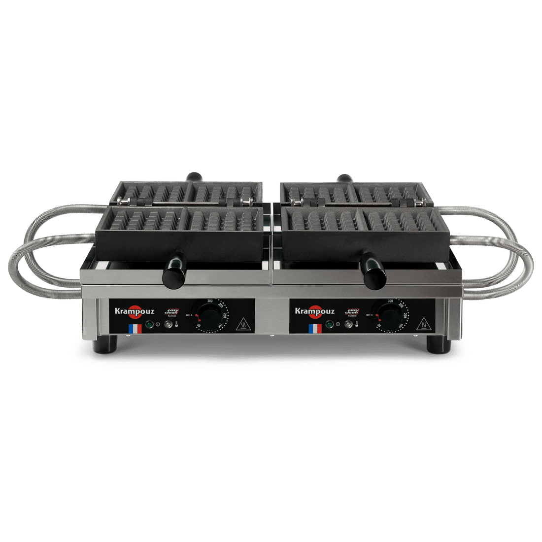Gaufrier professionnel électrique 4x5 Liège 180° double Krampouz