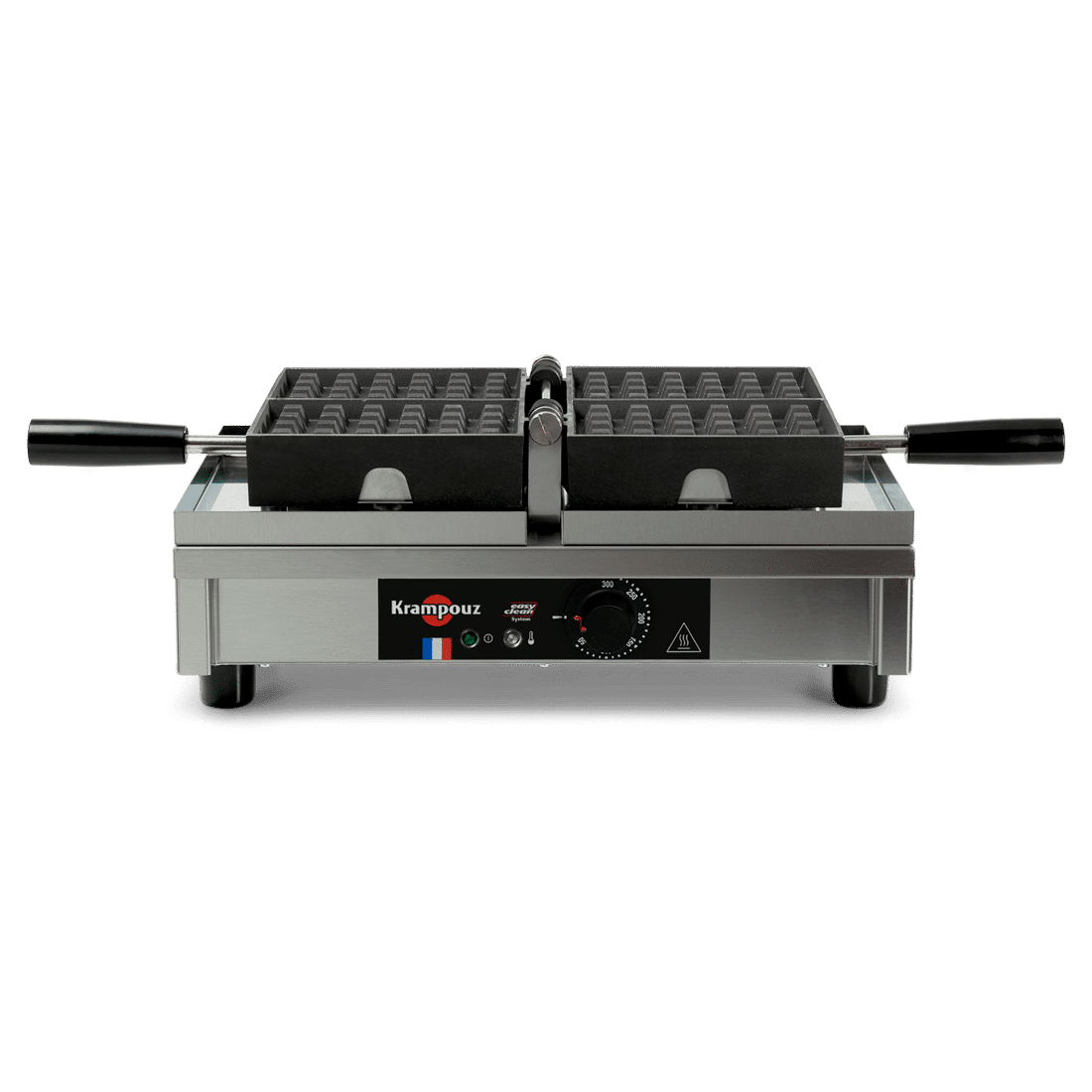 Gaufrier professionnel électrique 4x6 Liège Paty 180° simple G/D Krampouz