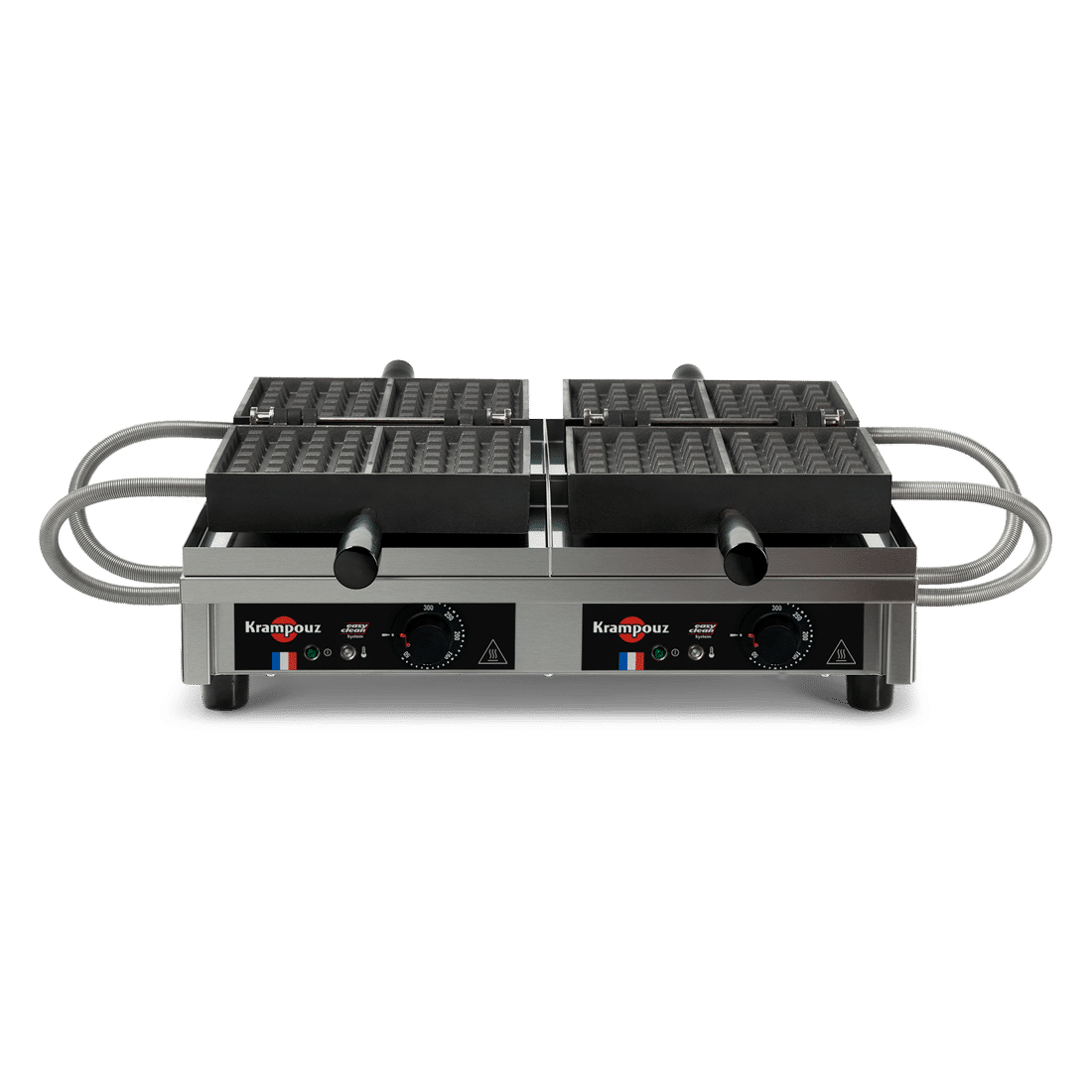 Gaufrier professionnel électrique 4x6 Liège Paty 180° double Krampouz