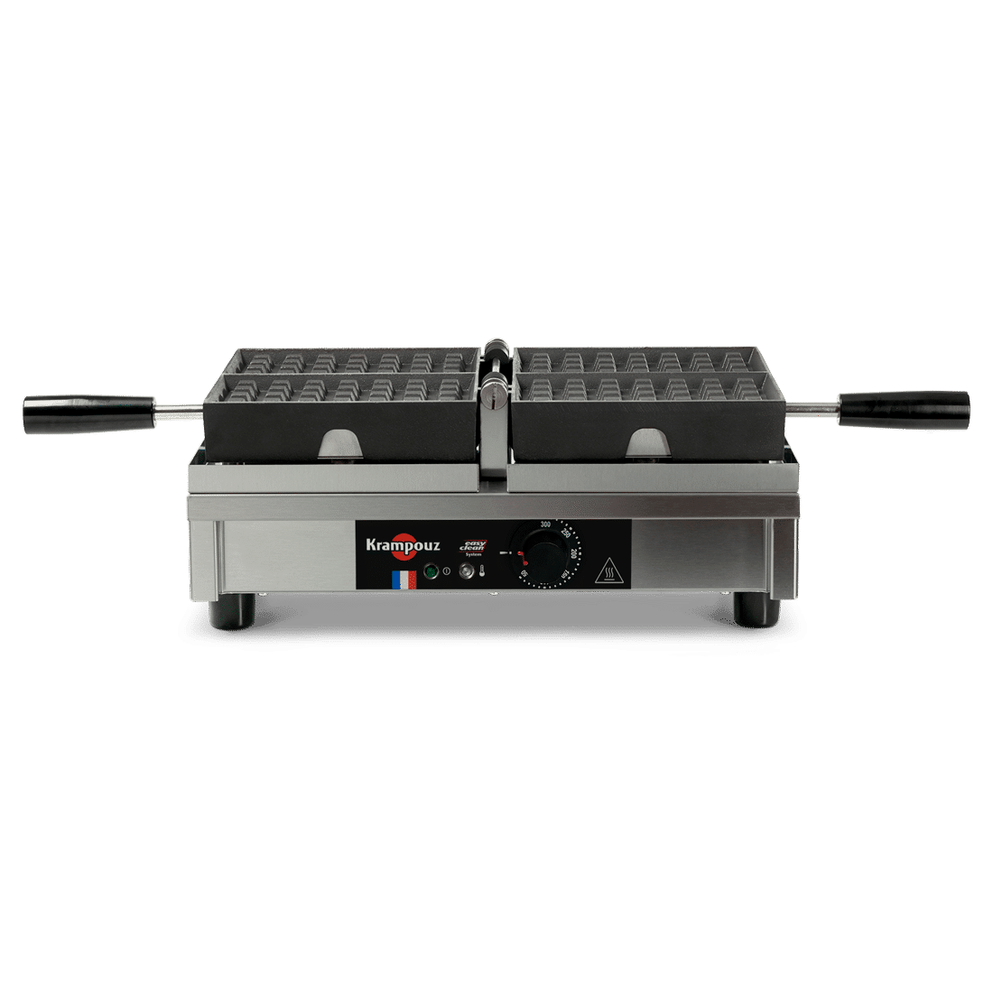 Gaufrier professionnel électrique 4x7 Liège 180° simple G/D Krampouz