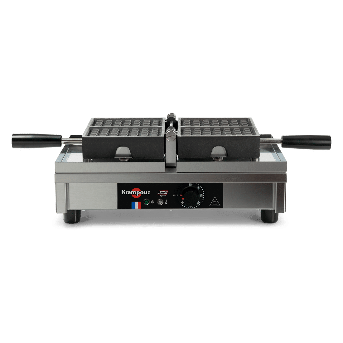 Gaufrier professionnel électrique 4x7 Bruxelles 180° simple G/D Krampouz