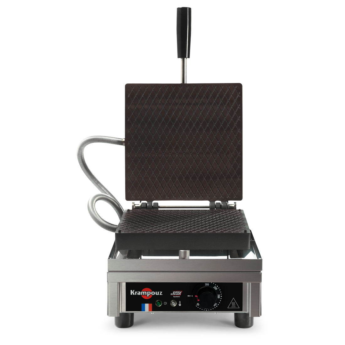 Gaufrier professionnel cornet a glaces WECAPC ouvert Krampouz