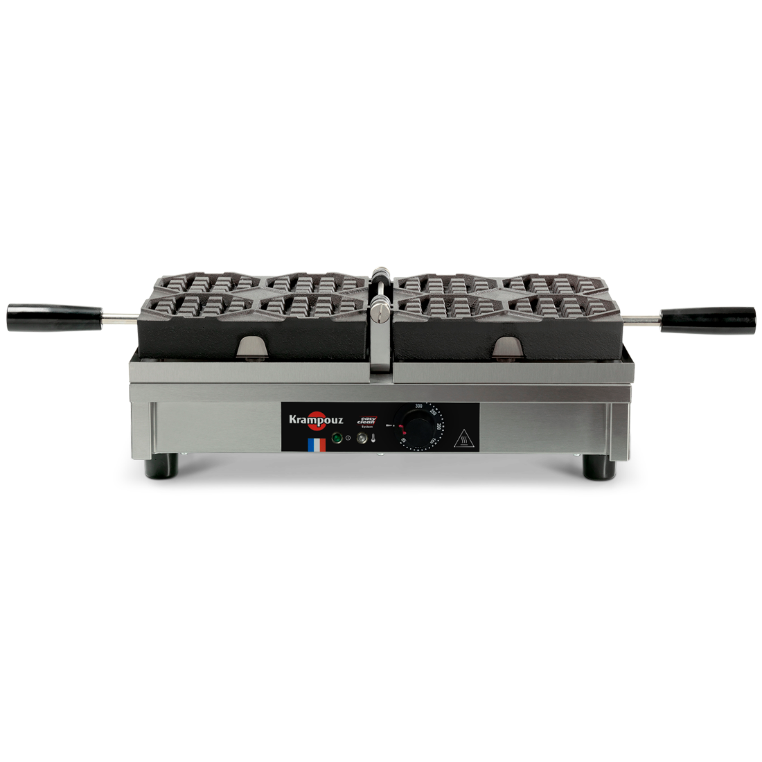Gaufrier professionnel Sucettes WECASA ouvert Krampouz