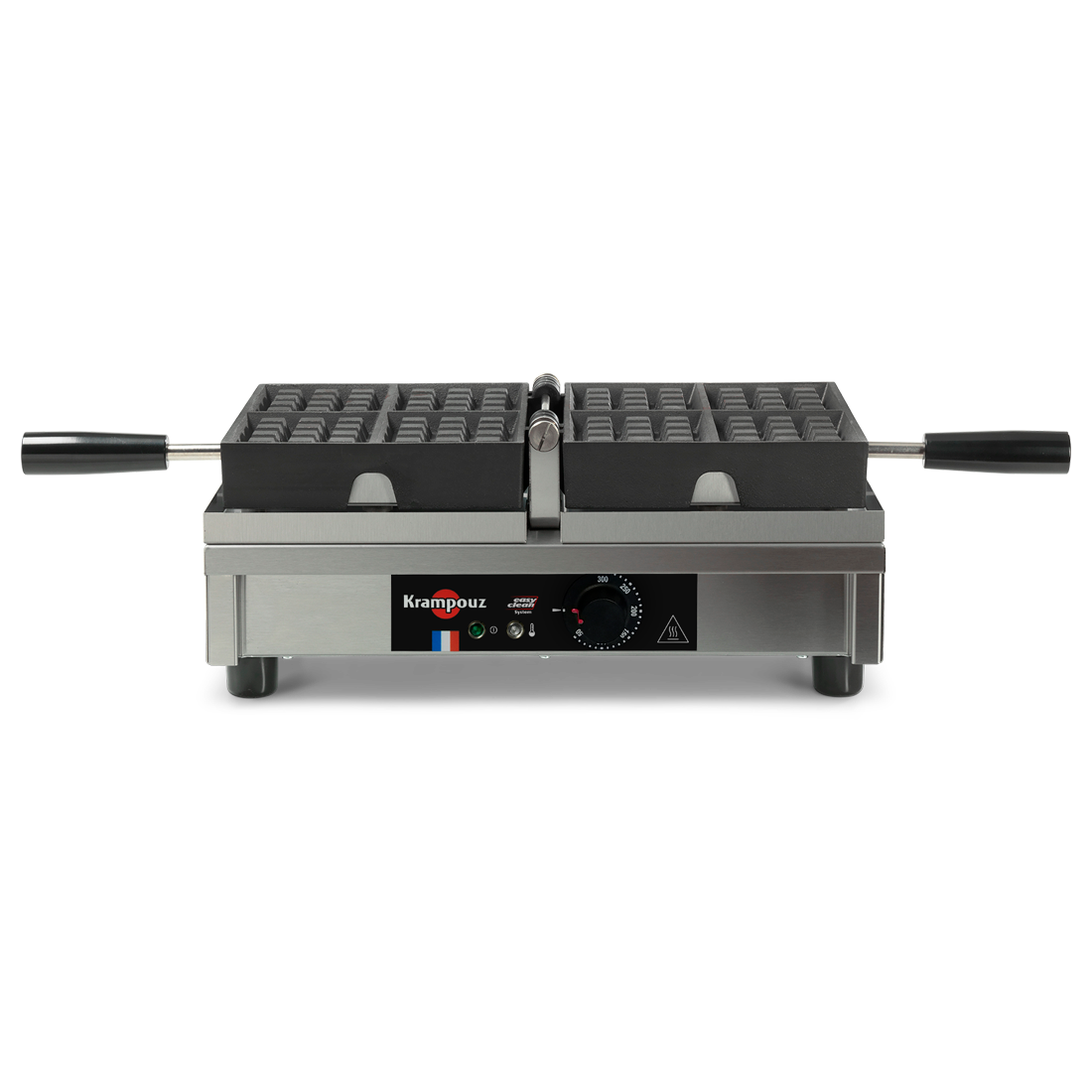 Gaufrier professionnel Mini Bruxelles WECAWA ouvert Krampouz