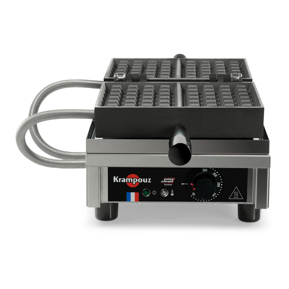 Gaufrier professionnel électrique 4x6 Bruxelles 180° simple A/A Krampouz