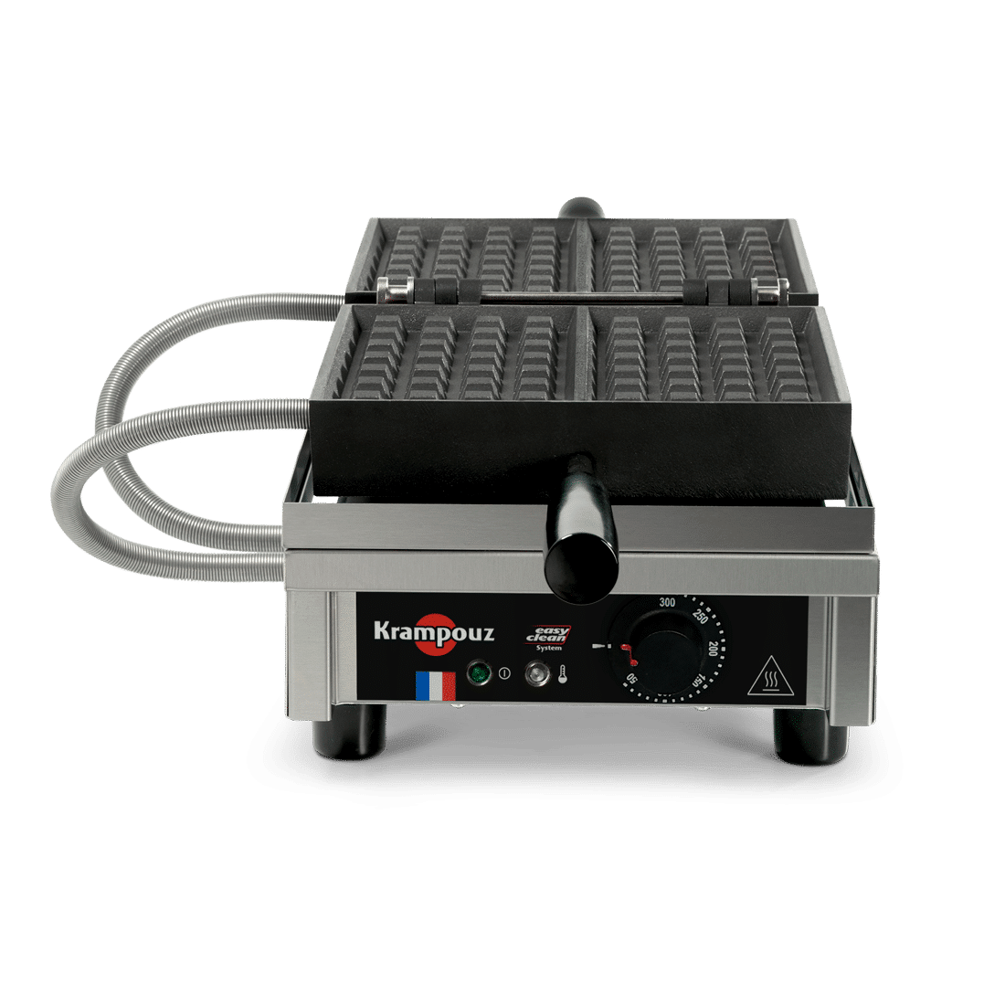 Gaufrier professionnel électrique 4x7 Liège 180° simple A/A Krampouz